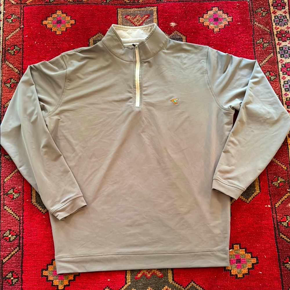 Men's Gray Quarter-Zip Shirt